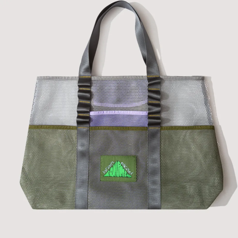 Equipment Mesh Tote Bag - White Multi