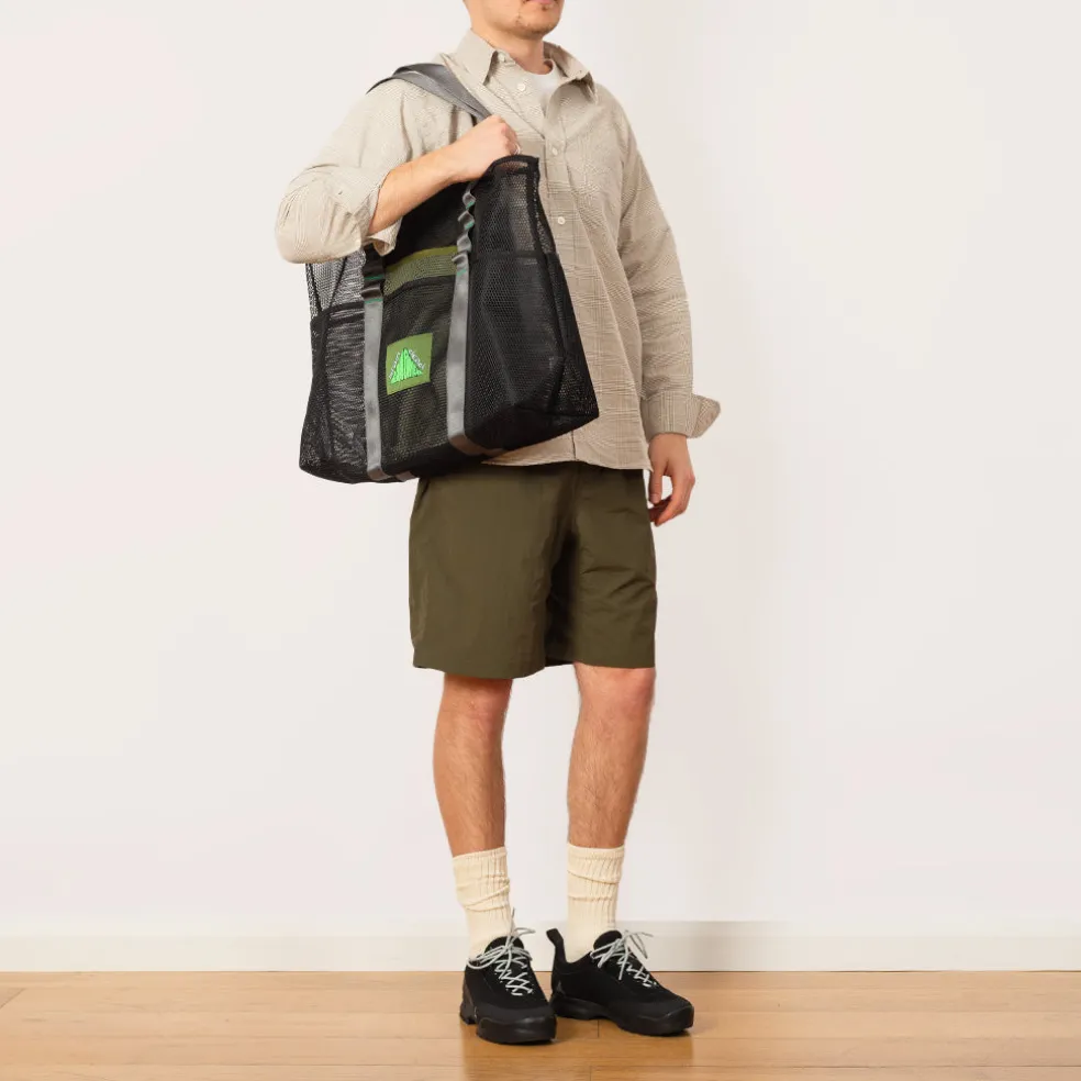 Equipment Mesh Tote Bag - Black Multi