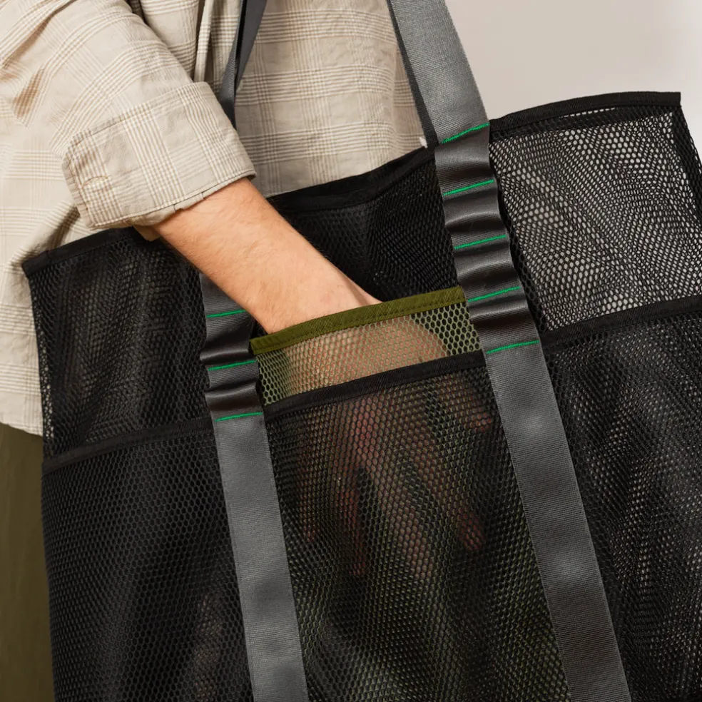 Equipment Mesh Tote Bag - Black Multi