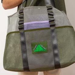 Equipment Mesh Tote Bag - White Multi