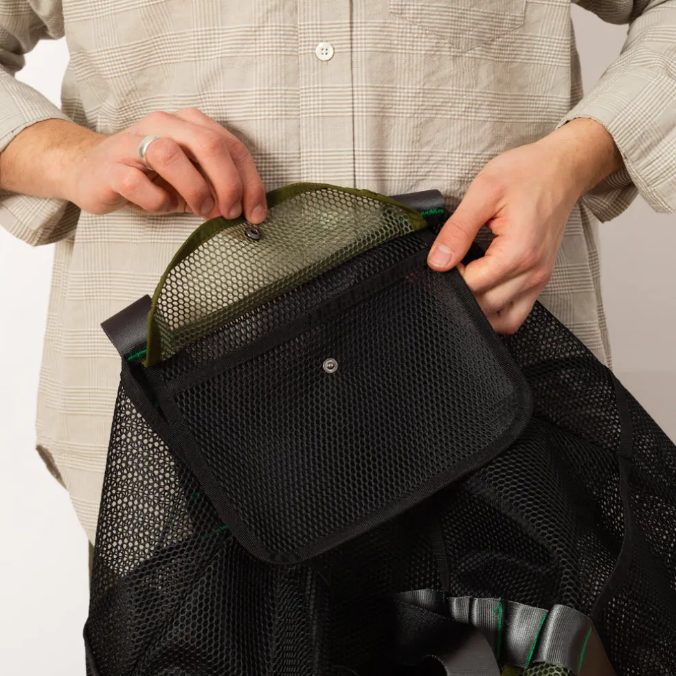 Equipment Mesh Tote Bag - Black Multi