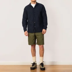 Flipped Collar Shirt - Hadal Blue