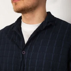 Flipped Collar Shirt - Hadal Blue
