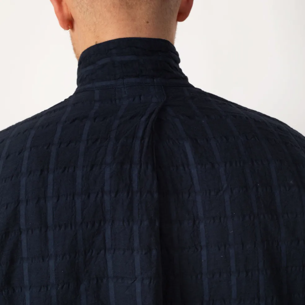 Flipped Collar Shirt - Hadal Blue