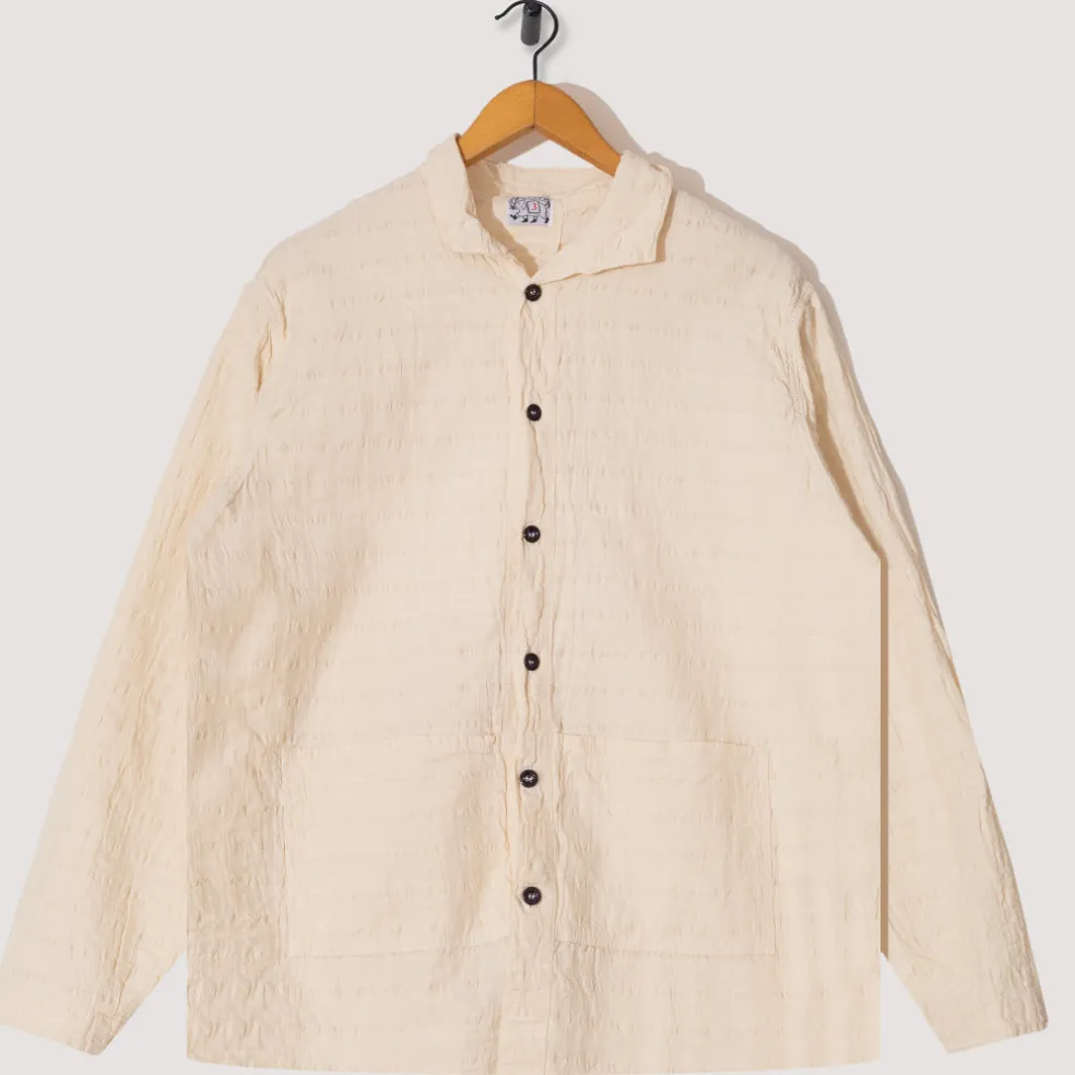 Flipped Collar Shirt - Rinsed