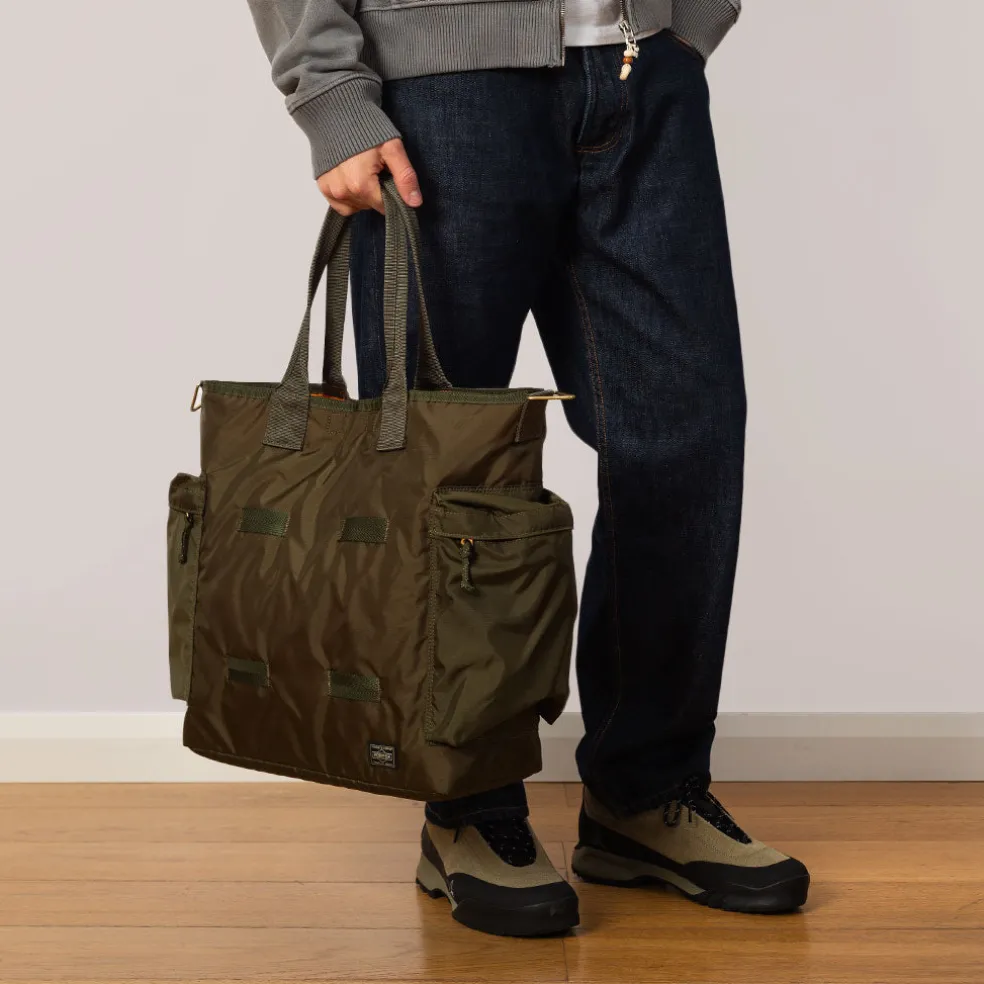 Force 2-Way Tote Bag - Olive