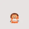 Fortune Raccoon Dog Piggy Bank - Orange