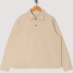 Fraser Loopback Polo - Oatmeal