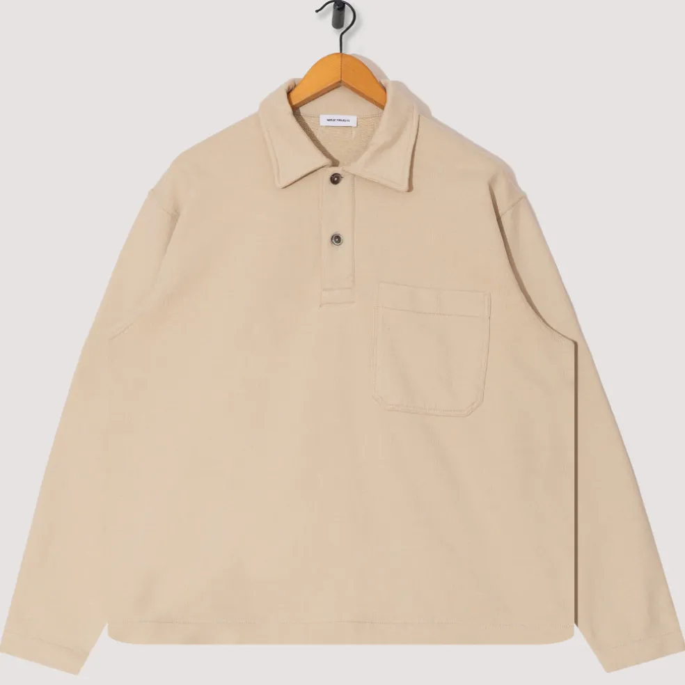 Fraser Loopback Polo - Oatmeal