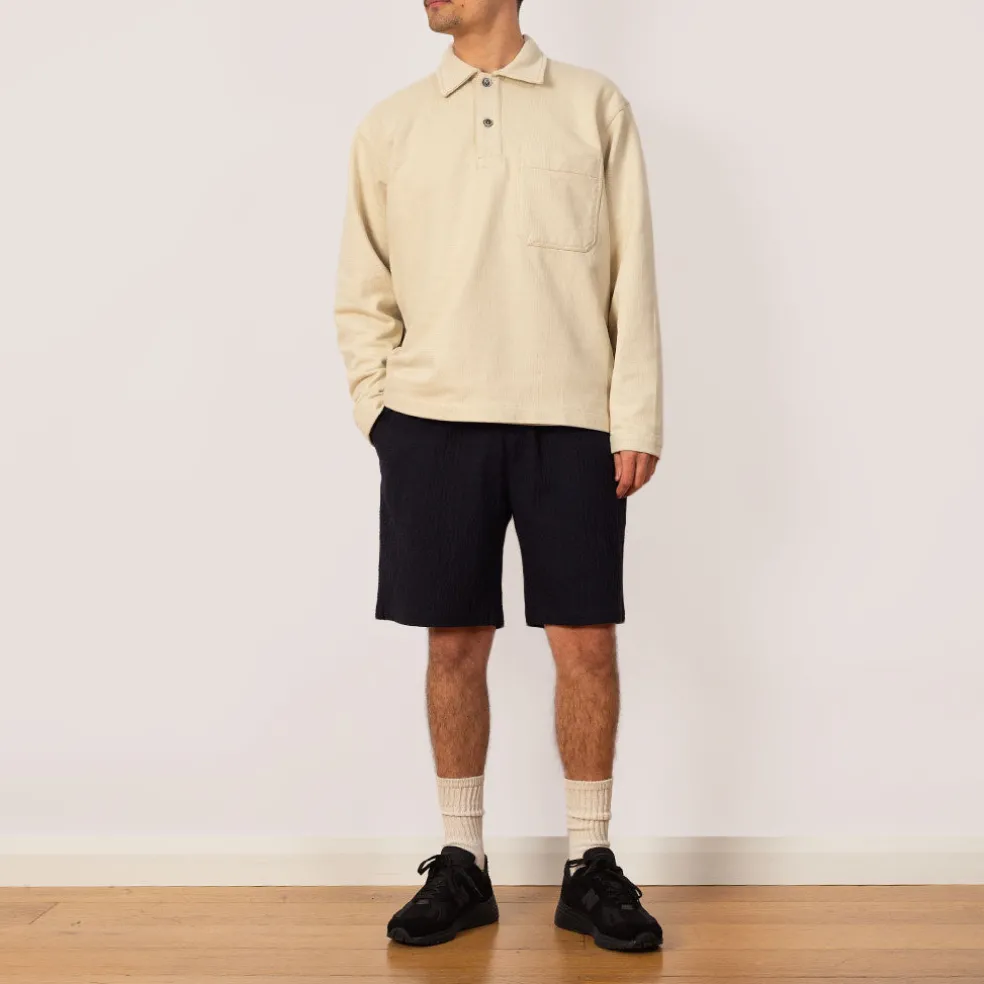 Fraser Loopback Polo - Oatmeal
