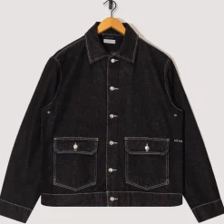 Full Button Jacket - Black