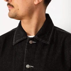 Full Button Jacket - Black