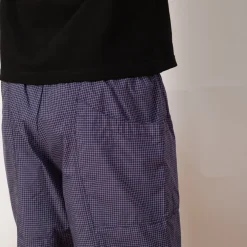 Gridded Ripstop Utility Short - Blueberry