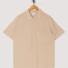 Gustav Crochet Jersey Shirt - Oatmeal