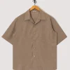 Half Sleeved Shirt - Light Brown