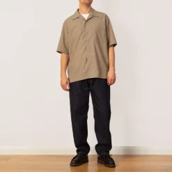 Half Sleeved Shirt - Light Brown