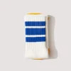 Happy Heel Skaters Knee High Socks - White/Blue