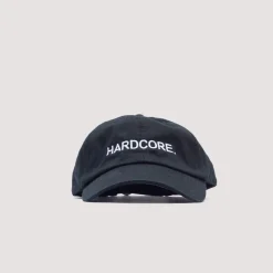 Hardcore Embroidered Cap - Black