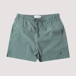 Hauge Recycled Nylon Swimmer - Aluminium Petrol