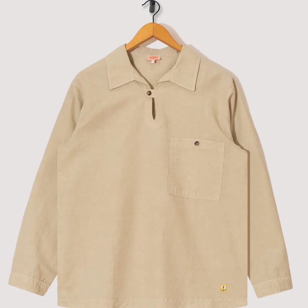 Heritage Linen Smock - Oyster Beige