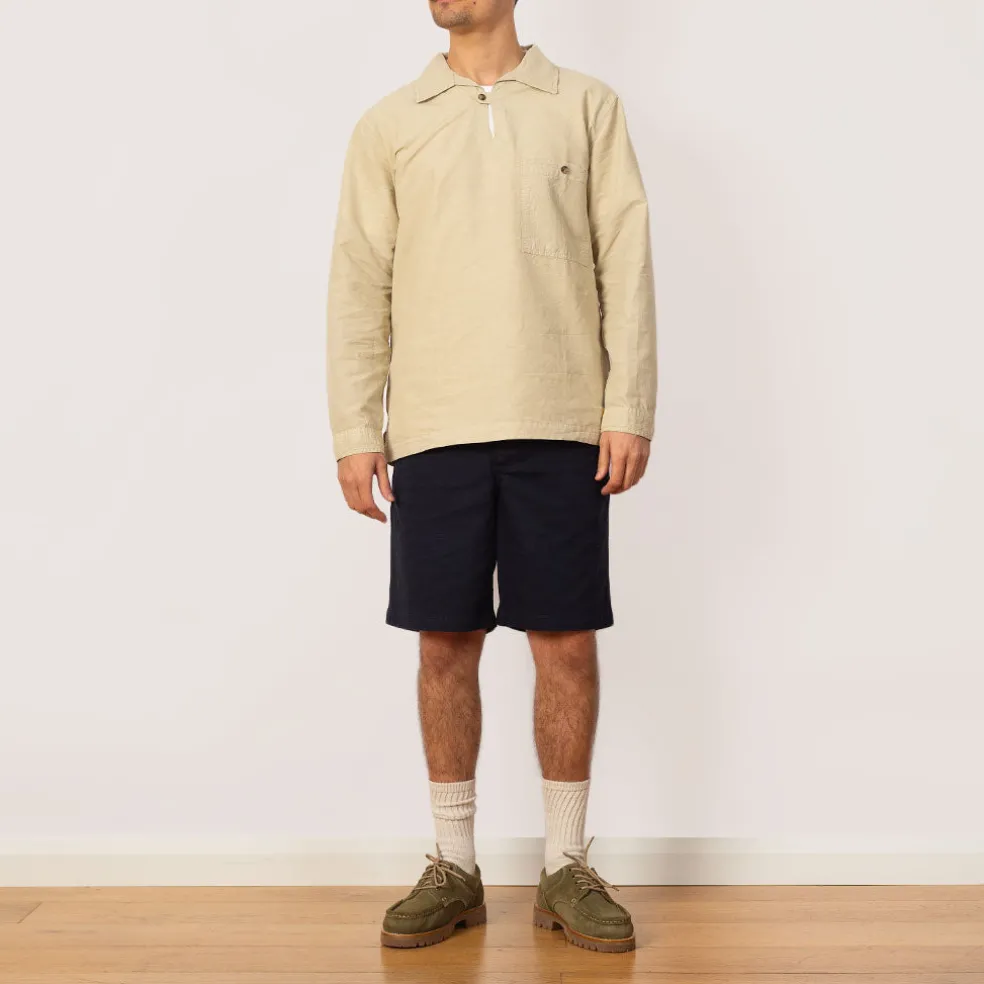 Heritage Linen Smock - Oyster Beige