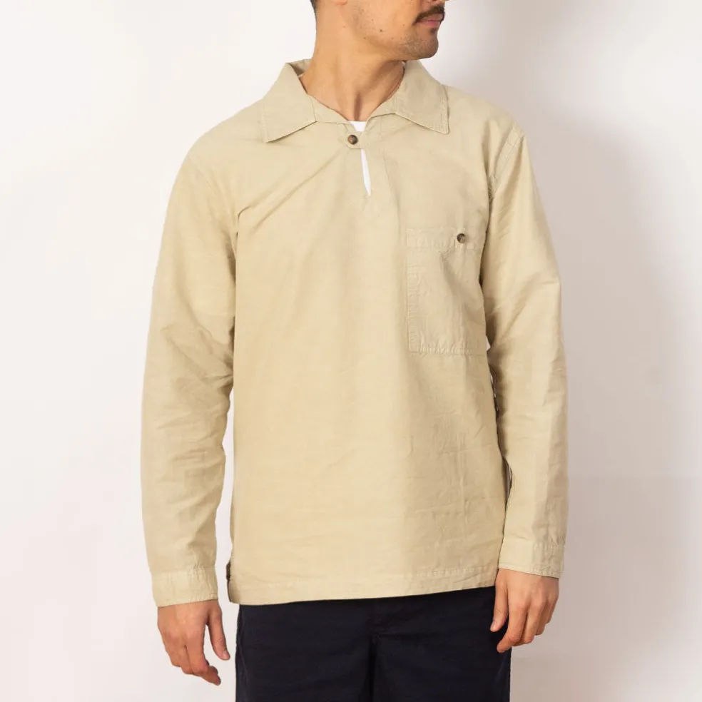 Heritage Linen Smock - Oyster Beige