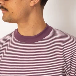 Heritage Striped Tee - Indiano/Milk
