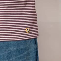 Heritage Striped Tee - Indiano/Milk