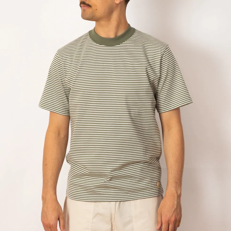 Heritage Striped Tee - Orto/Milk