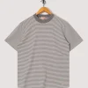 Heritage Striped T-Shirt - Misty/Milk