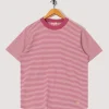 Heritage Striped T-Shirt - Malaga/Milk