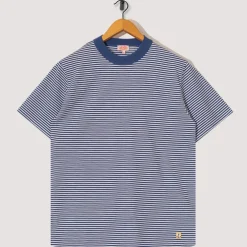 Heritage Striped T-Shirt - Obscure/Milk