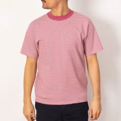 Heritage Striped T-Shirt - Malaga/Milk