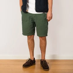 High Density Peg Top Baker Shorts - Olive