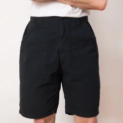 High Density Peg Top Baker Shorts - Navy