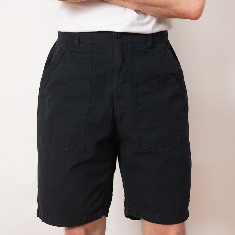 High Density Peg Top Baker Shorts - Navy