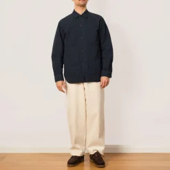 High Density Shirt Jacket - Navy