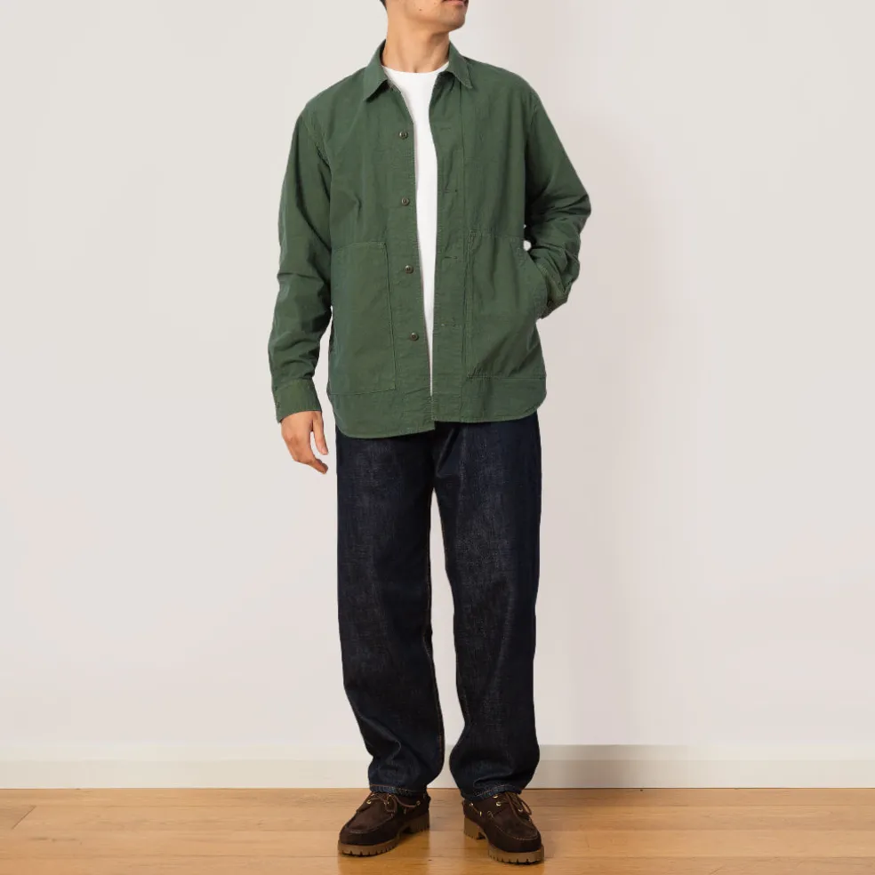 High Density Shirt Jacket - Olive