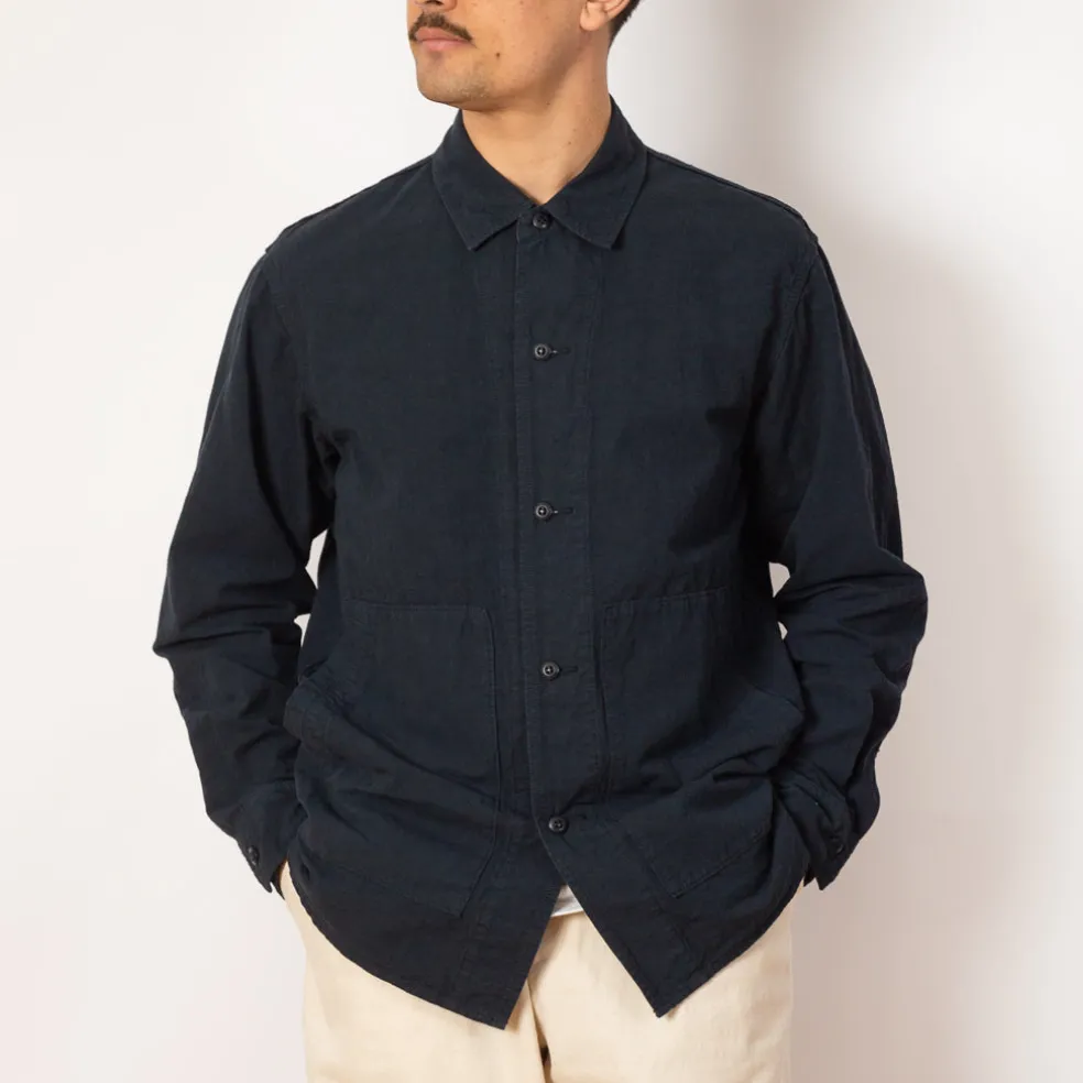 High Density Shirt Jacket - Navy