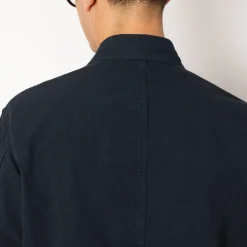 High Density Shirt Jacket - Navy