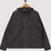 Hooded O Jacket - Charcoal