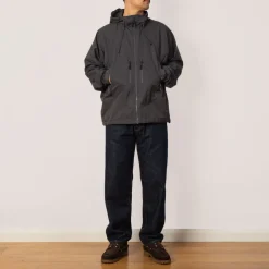 Hooded O Jacket - Charcoal