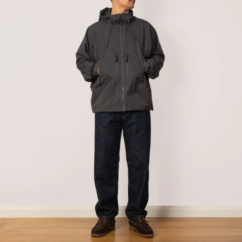 Hooded O Jacket - Charcoal