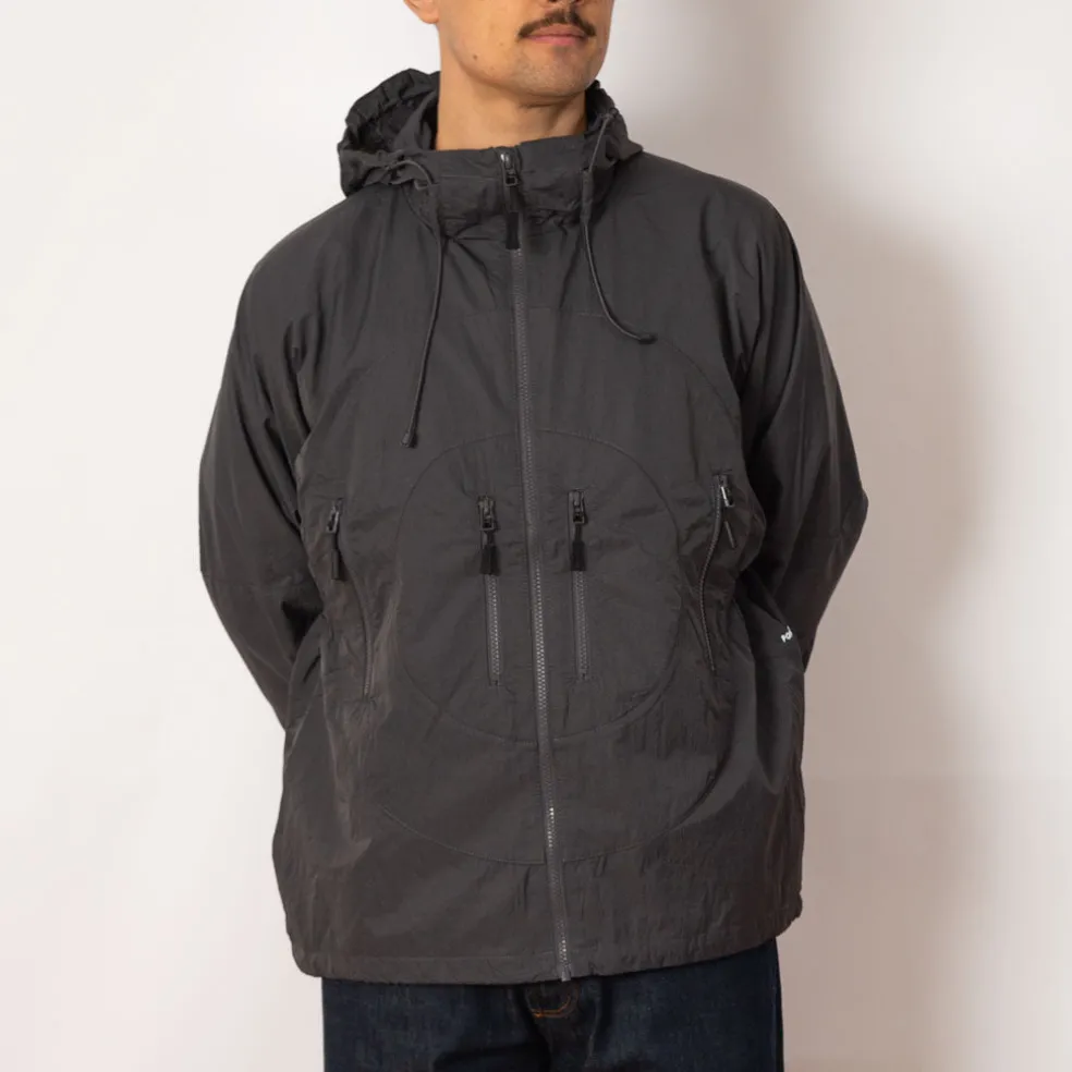 Hooded O Jacket - Charcoal