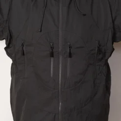 Hooded O Jacket - Charcoal