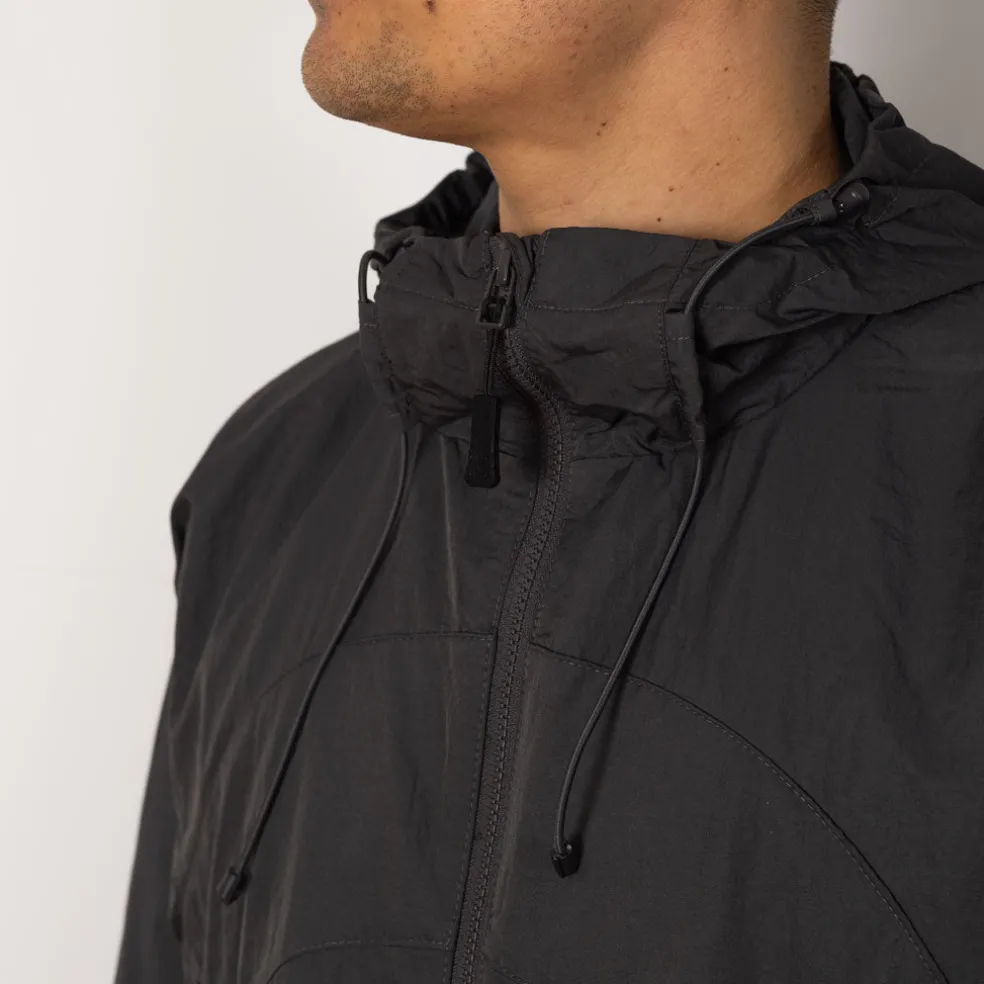 Hooded O Jacket - Charcoal