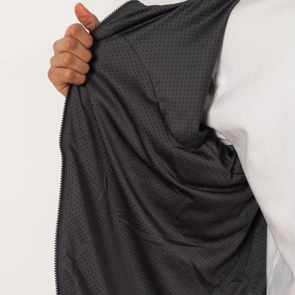 Hooded O Jacket - Charcoal