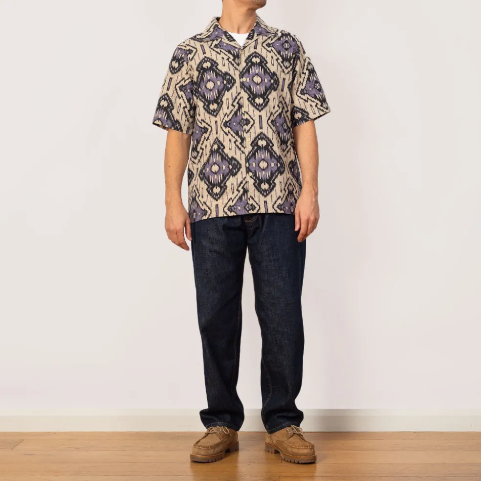 Julio Shirt 5396 - Violet Ikat
