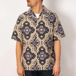 Julio Shirt 5396 - Violet Ikat