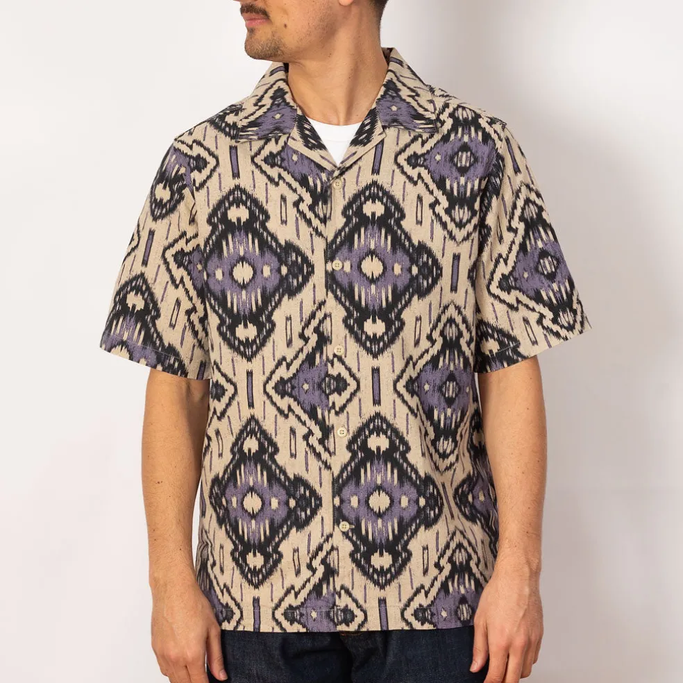 Julio Shirt 5396 - Violet Ikat